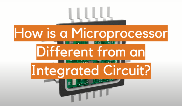 How is a Microprocessor Different from an Integrated Circuit ...