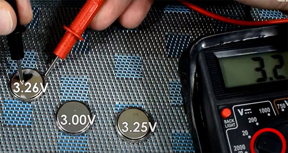 CR2032 Battery Voltage And Current Capacity Ratings