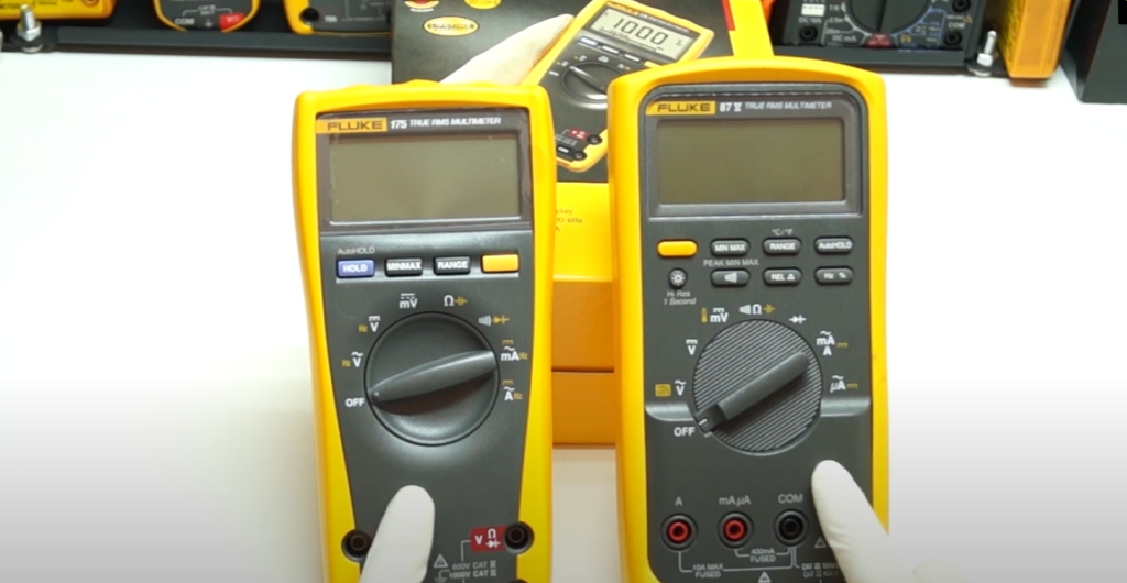 Comparison of Fluke 179 and 87V Multimeters