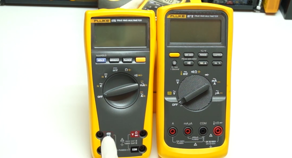 Comparison of Fluke 179 and 87V Multimeters