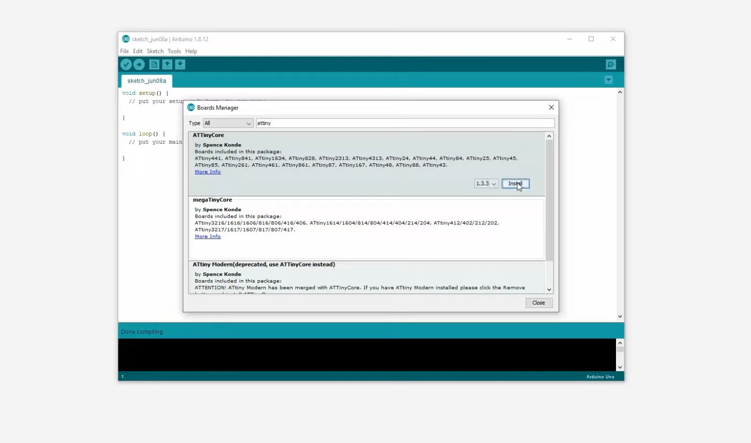 How to Program ATtiny85 with Arduino? - ElectronicsHacks
