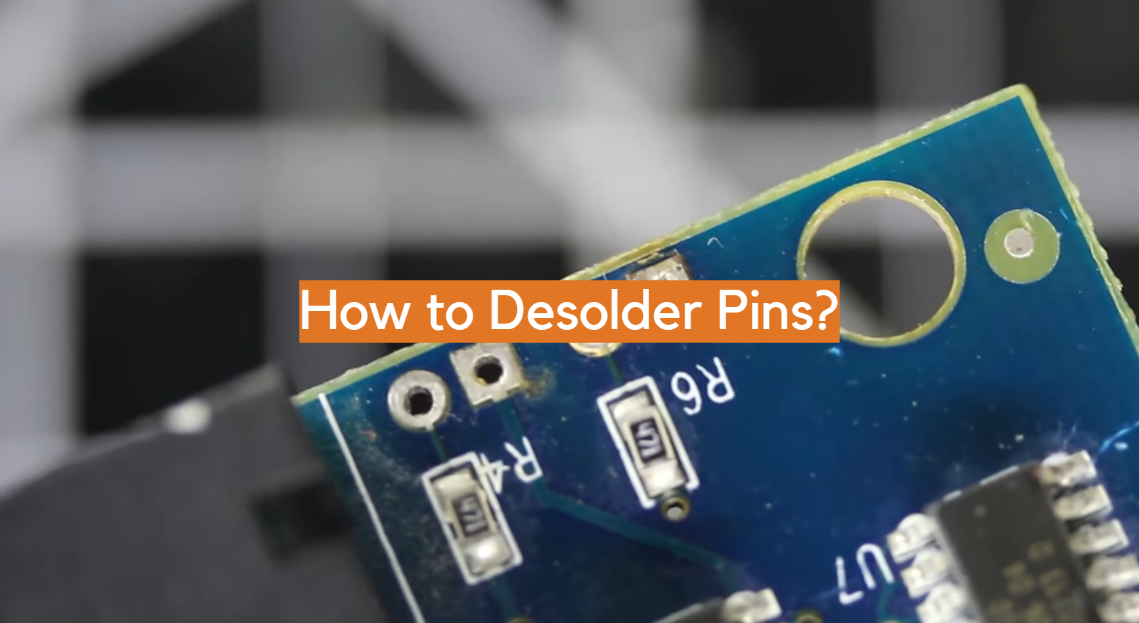 Soldered Pin Render How to Desolder Pins? - ElectronicsHacks