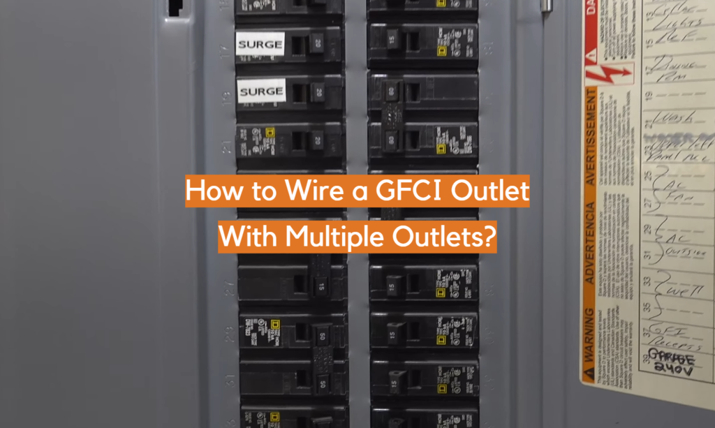 How to Wire a GFCI Outlet With Multiple Outlets? ElectronicsHacks